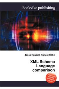 XML Schema Language Comparison
