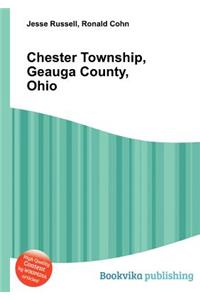 Chester Township, Geauga County, Ohio