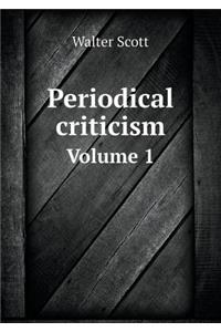 Periodical Criticism Volume 1