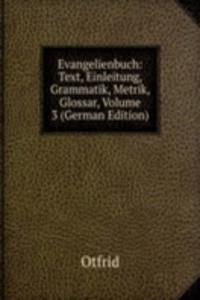 Evangelienbuch: Text, Einleitung, Grammatik, Metrik, Glossar, Volume 3 (German Edition)