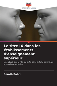 titre IX dans les établissements d'enseignement supérieur