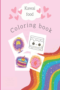 Kawai Cute Food Coloring book