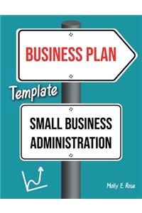 Business Plan Template Small Business Administration
