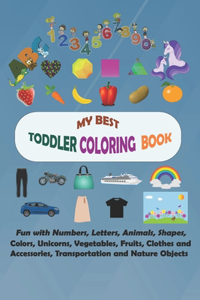 My Best Toddler Coloring Book