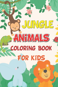 Jungle Animals Coloring Book For Kids