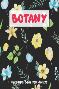 Botany Coloring Book for Adults