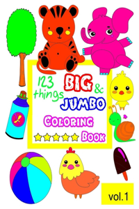 123 things BIG & JUMBO Coloring Book