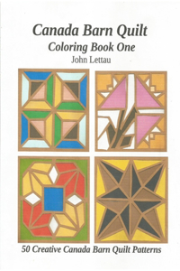 Canada Barn Quilt Coloring Book One