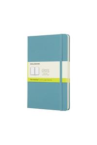 Moleskine Reef Blue Notebook Large Plain Hard