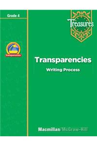 Treasures, Grade 4, Transparencies: Writing Process Ies: Writing Process: A Reading/Language Arts Program