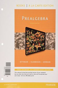 Prealgebra, Books a la Carte Edition