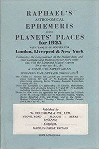 Raphael's Astronomical Ephemeris