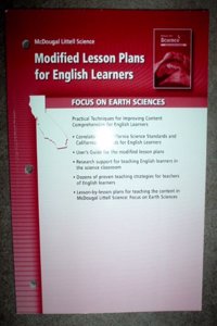 McDougal Littell Science California: Modified Lesson Plans for English Learners Grade 6 Earth Science