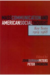 Mass Communication and American Social Thought