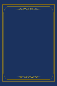 Certificate Insert Holder: Navy (Package of 6)