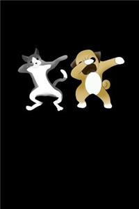 Pug and Cat dabbing