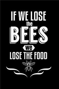 If We Lose The Bees We Lose The Food