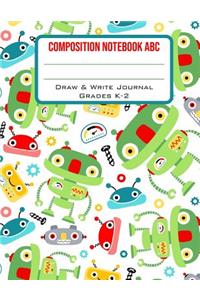 Composition Notebook ABC Draw & Write Journal Grades K-2