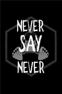 Never say never