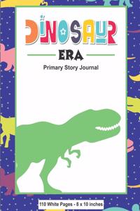Dinosaur Era - Primary Story Journal 110 White Pages 8x10 inches