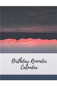 Birthday Reminder Calendar
