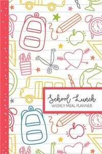 School Lunch Weekly Meal Planner