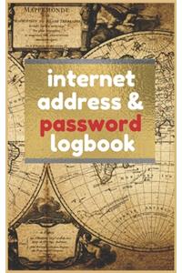 Internet Address & Password Logbook