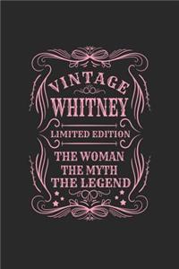 Vintage Whitney Limited Edition the Woman the Myth the Legend