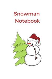 Snowman Notebook