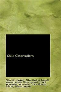 Child Observations