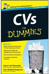 Cvs for Dummies UK Edition Whs Travel ed