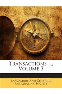 Transactions ..., Volume 3