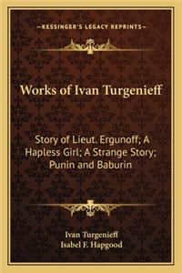 Works of Ivan Turgenieff