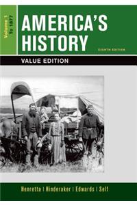 America's History, Value Edition, Volume 1