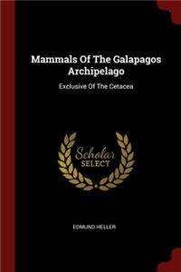 Mammals of the Galapagos Archipelago