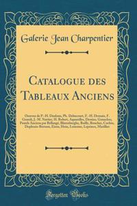 Catalogue Des Tableaux Anciens