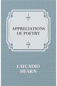 Appreciations of Poetry