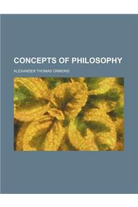 Concepts of Philosophy