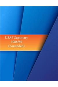 USAF Summary 1988/89 (Amended)