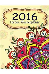 2016 Farben Wochenplaner