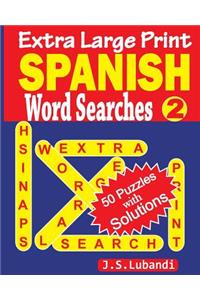 Extra Large Print SPANISH Word Searches 2