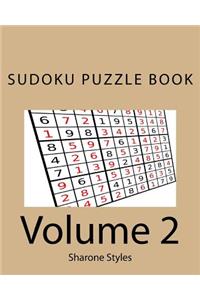 Sudoku Puzzle Book - Vol. 2 - 200 puzzles from Easy to Very Hard