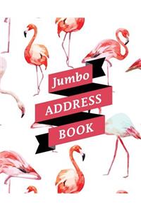 Jumbo Address Book: Especially for Seniors Use (Extra Large 8*10 Inches) - 3 Big Addresses Per Page (120 Pages)