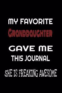 My Favorite Granddaughter Gave Me This Journal - she is Freaking Awesome