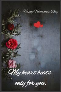 My heart beats only for you