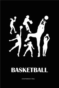 Basketball gift lined notebook