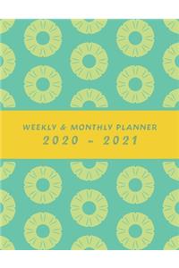 Weekly & Monthly Planner 2020 - 2021