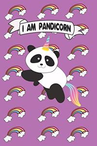 I am Pandicorn Gift for Girls