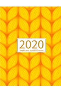2020 Academic Planner Weekly And Monthly