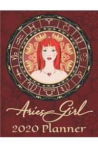 2020 Weekly Planner - Aries Girl
